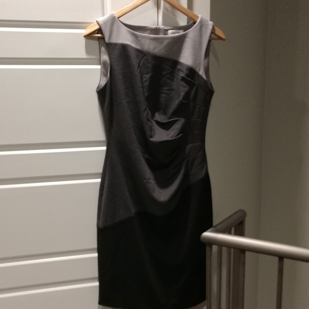Calvin Klein ruched dress